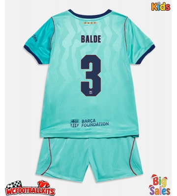 Barcelona Alejandro Balde #3 Replica Third Stadium Kit for Kids 2026-27 Short Sleeve (+ pants)